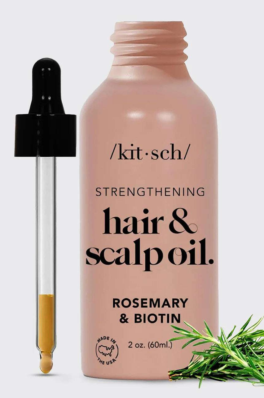 Kitsch Rosemary & Biotin Scalp & Hair Strengthening Oil Hair Conditioner by Kitsch as seen on celebrities