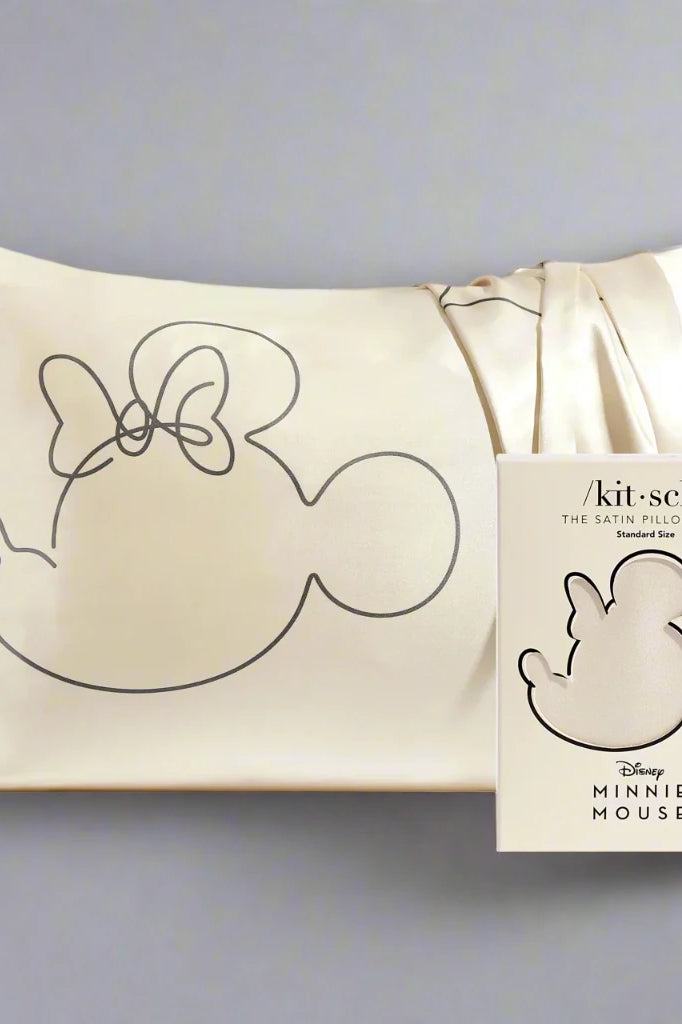 Kitsch & Mickey and Minnie Satin Pillowcase Standard Mrs Mouse Pillow by Kitsch as seen on celebrities