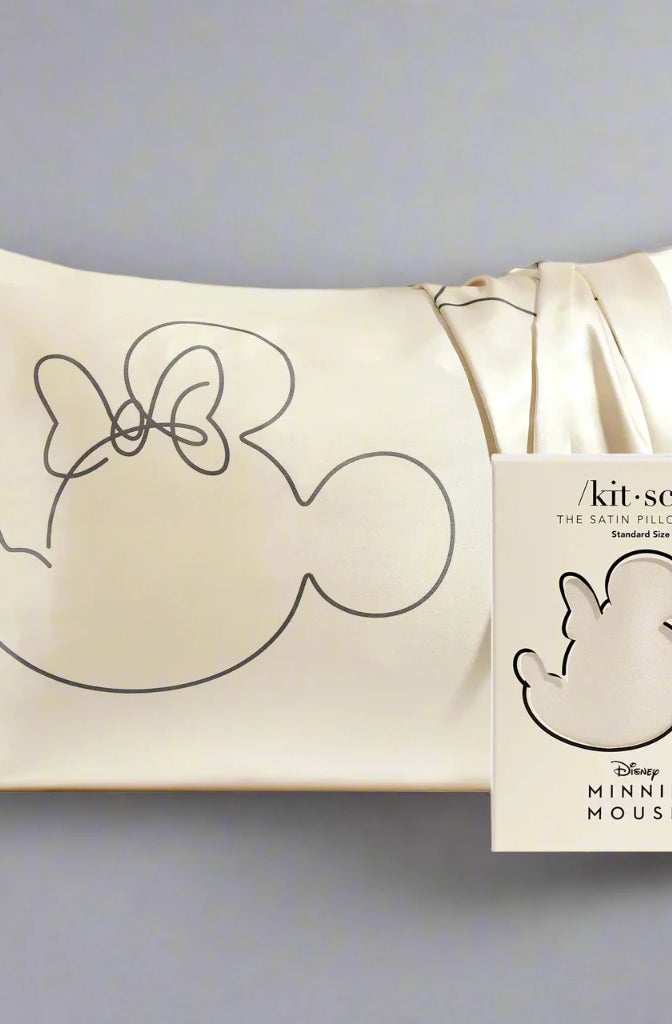 Kitsch & Mickey and Minnie Satin Pillowcase Standard Mrs Mouse Pillow by Kitsch as seen on celebrities