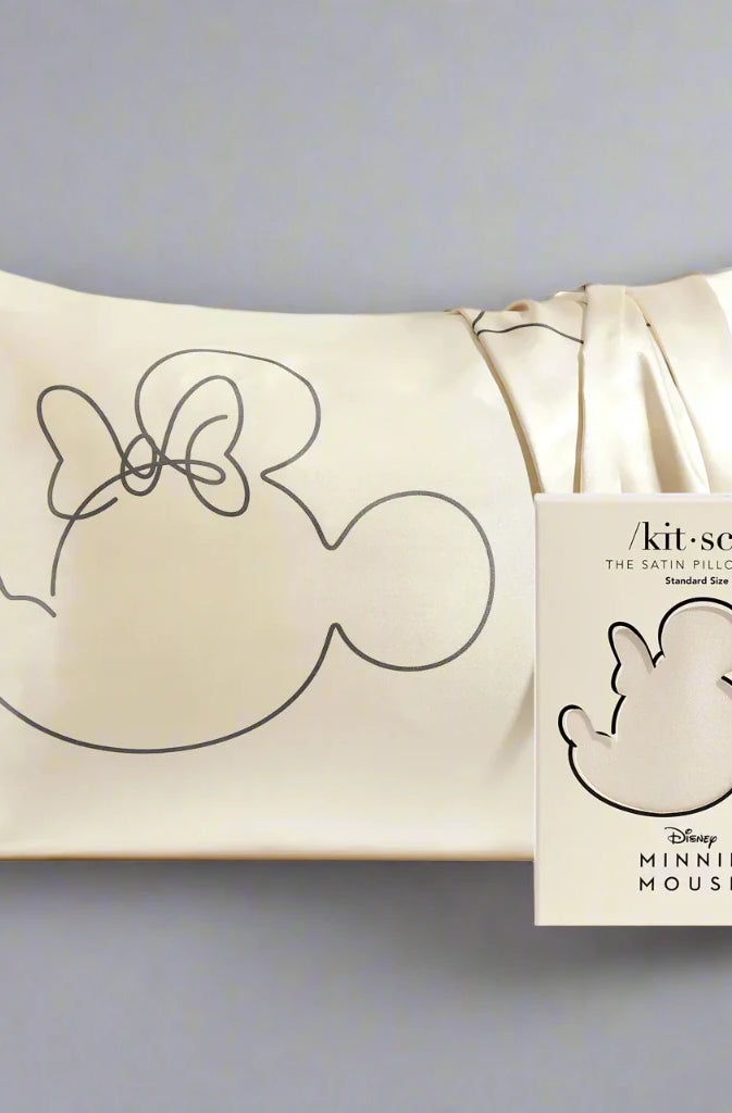 Kitsch & Mickey and Minnie Satin Pillowcase Standard Mrs Mouse Pillow by Kitsch as seen on celebrities