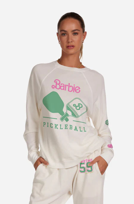 Lauren Moshi Anela Barbie Pickleball Sweater Sweater by Lauren Moshi as seen on celebrities