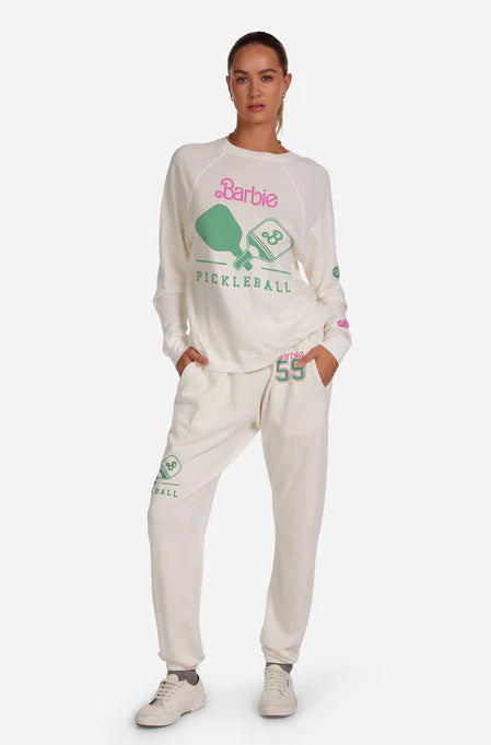 Lauren Moshi Anela Barbie Pickleball Sweater Sweater by Lauren Moshi as seen on celebrities