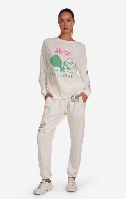 Lauren Moshi Anela Barbie Pickleball Sweater Sweater by Lauren Moshi as seen on celebrities