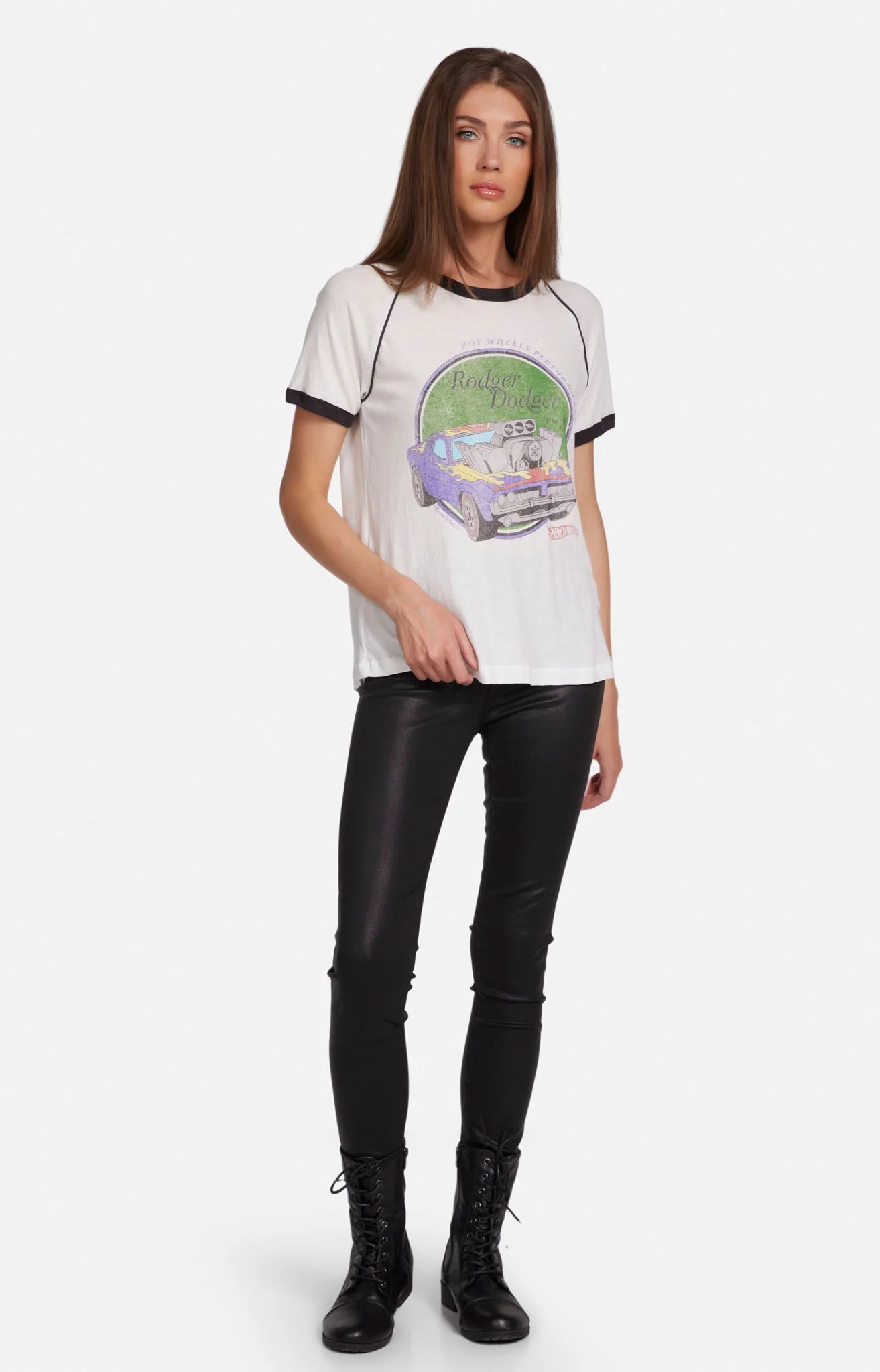 Lauren Moshi Brice Hot Wheels Roger Dodger T-Shirt T-Shirt by Lauren Moshi as seen on celebrities