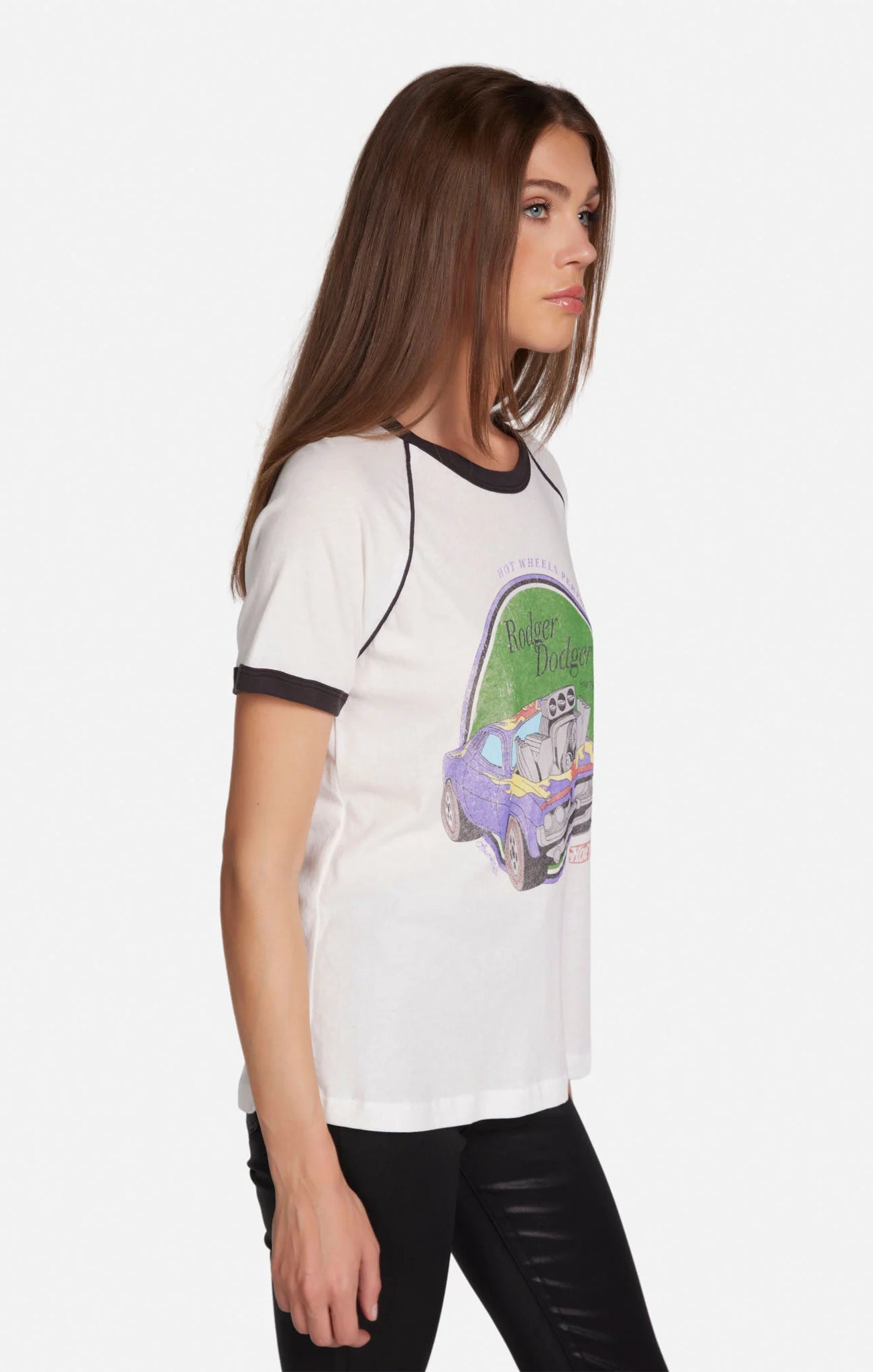 Lauren Moshi Brice Hot Wheels Roger Dodger T-Shirt T-Shirt by Lauren Moshi as seen on celebrities