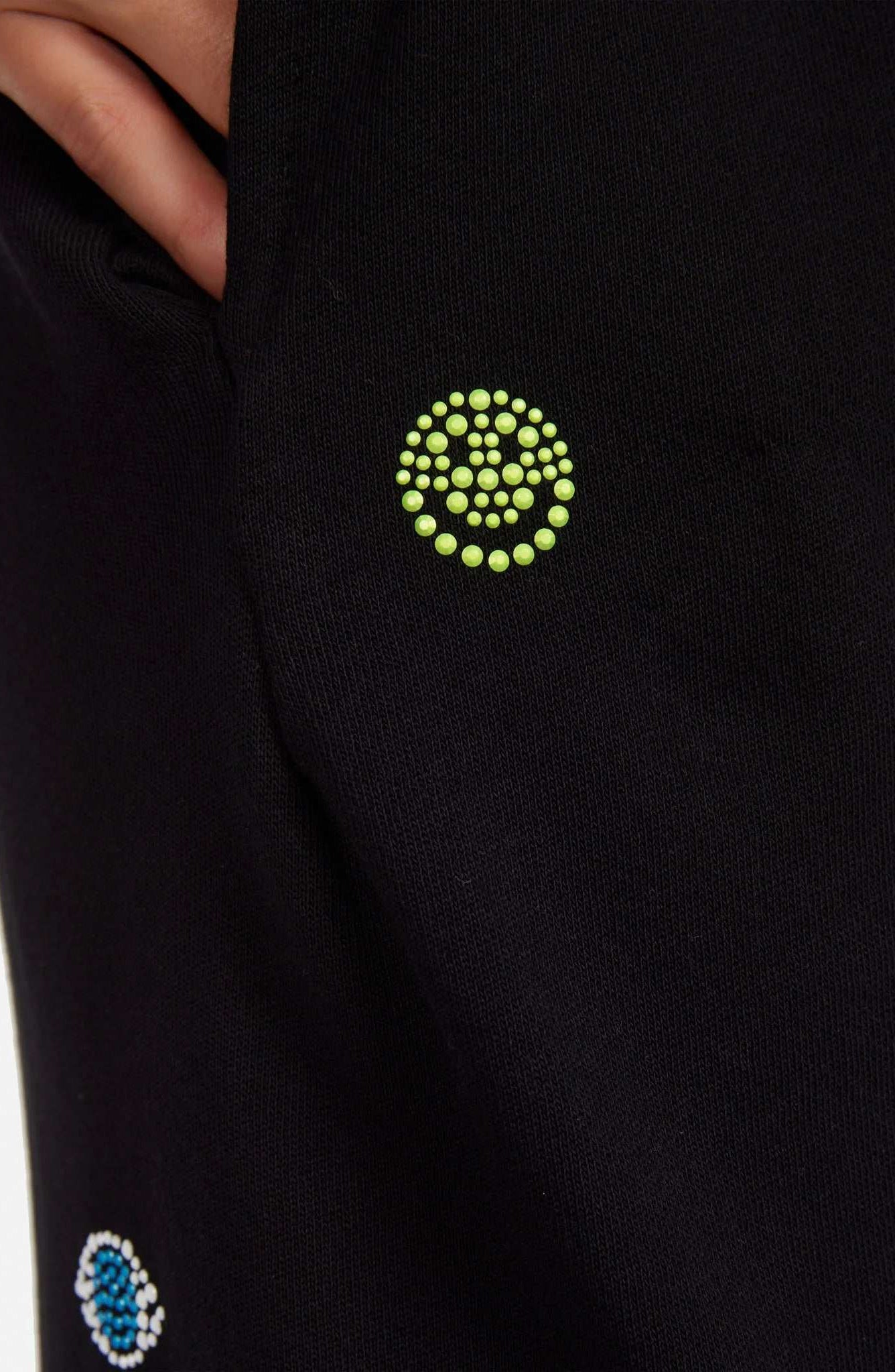 Lauren Moshi Chantria Neon Stud Elements Sweatpants Sweatpants by Lauren Moshi as seen on celebrities