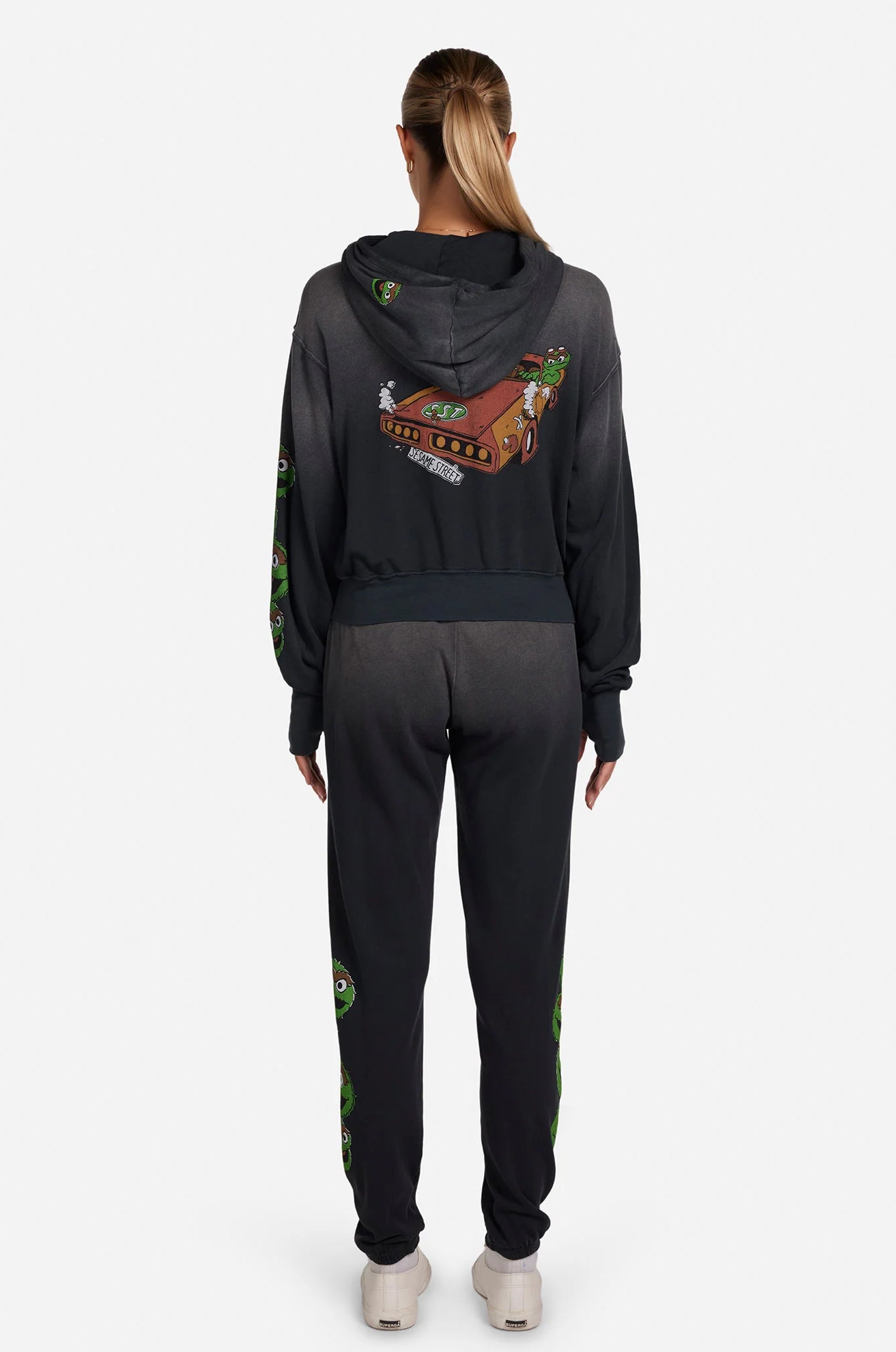 Lauren Moshi Hezly The Grouch Racing Zipper Hoodie Hoodie by Lauren Moshi as seen on celebrities