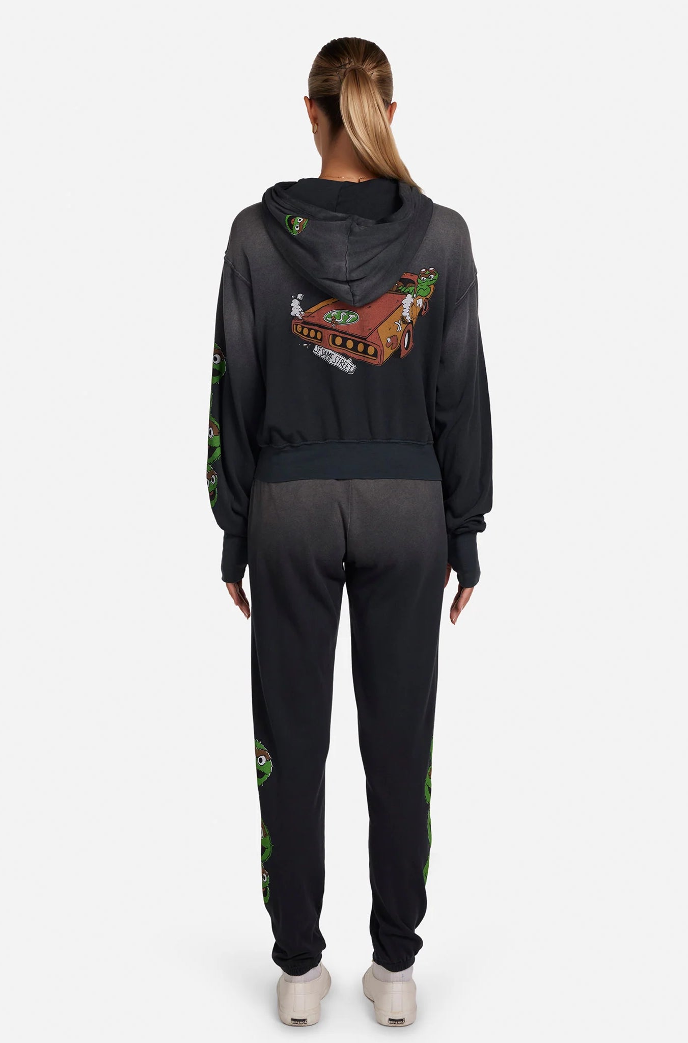 Lauren Moshi Hezly The Grouch Racing Zipper Hoodie Hoodie by Lauren Moshi as seen on celebrities