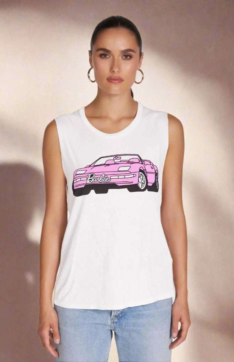 Lauren Moshi Kel X Barbie Convertible Tank Top T-Shirt by Lauren Moshi as seen on celebrities