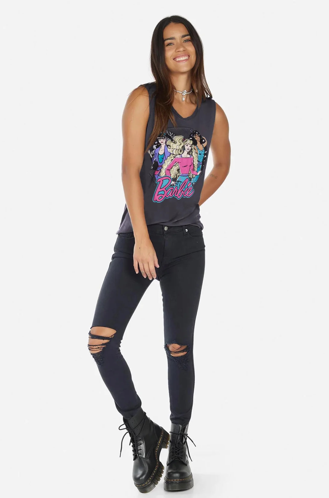 Lauren Moshi Kel X Barbie Tank Top T-Shirt by Lauren Moshi as seen on celebrities
