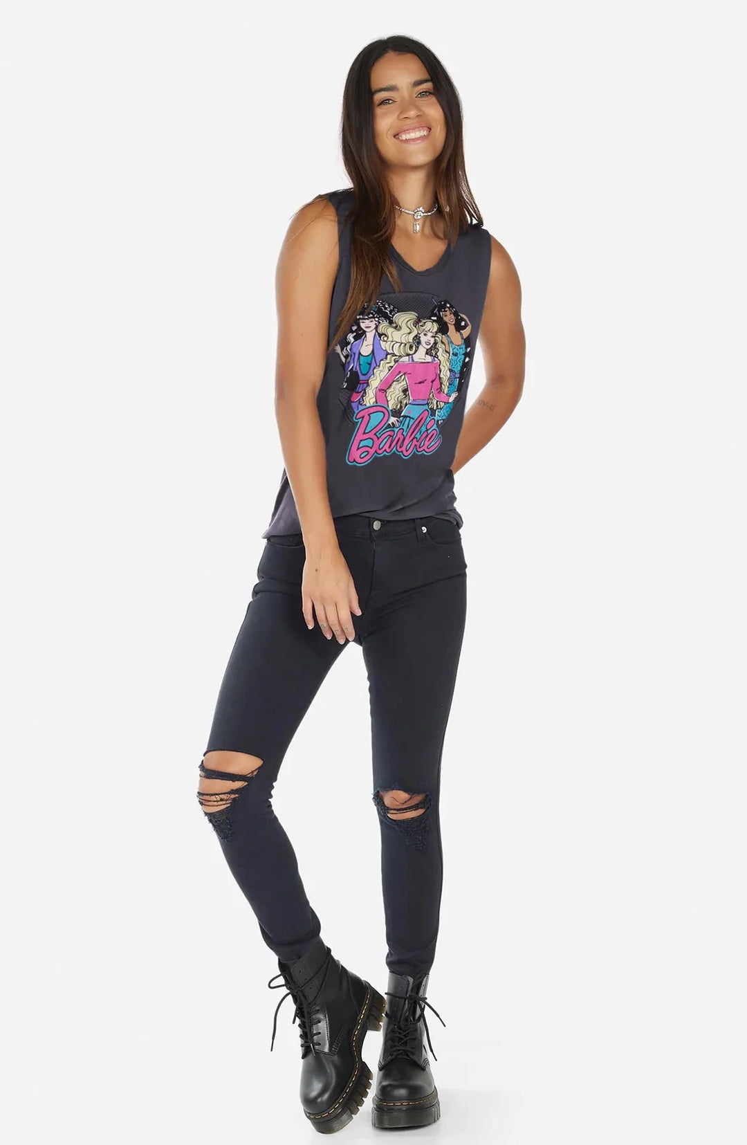 Lauren Moshi Kel X Barbie Tank Top T-Shirt by Lauren Moshi as seen on celebrities