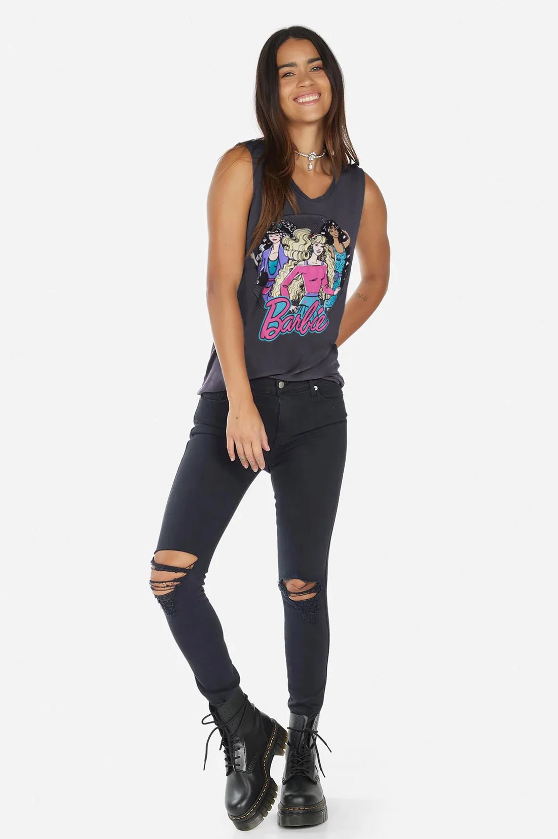 Lauren Moshi Kel X Barbie Tank Top T-Shirt by Lauren Moshi as seen on celebrities