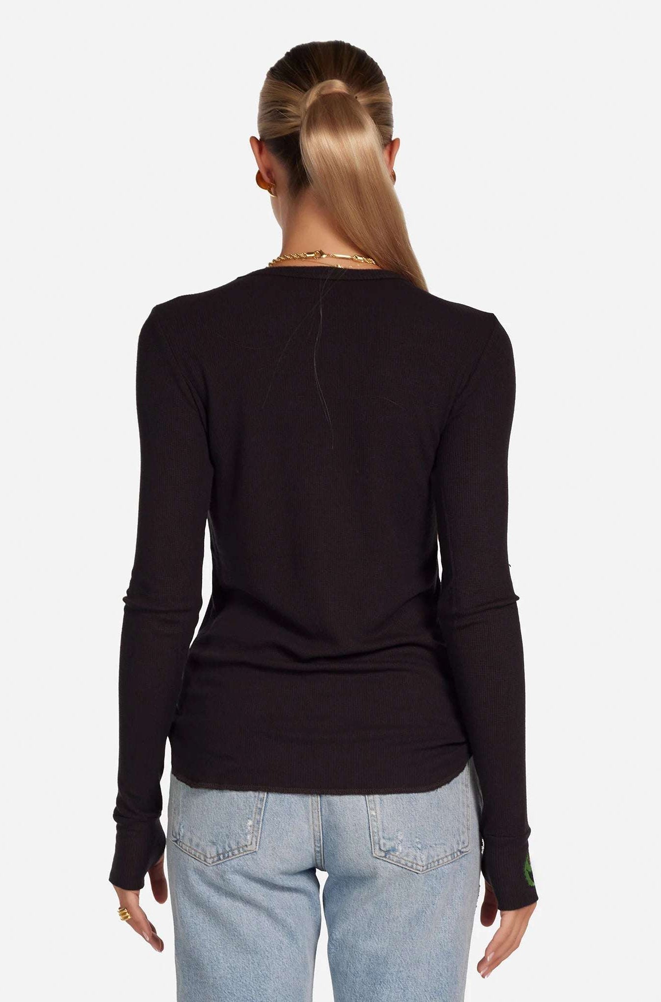 Lauren Moshi McKinley Oscar The Grouch Racing Long Sleeved Tee Long Sleeved Top by Lauren Moshi as seen on celebrities