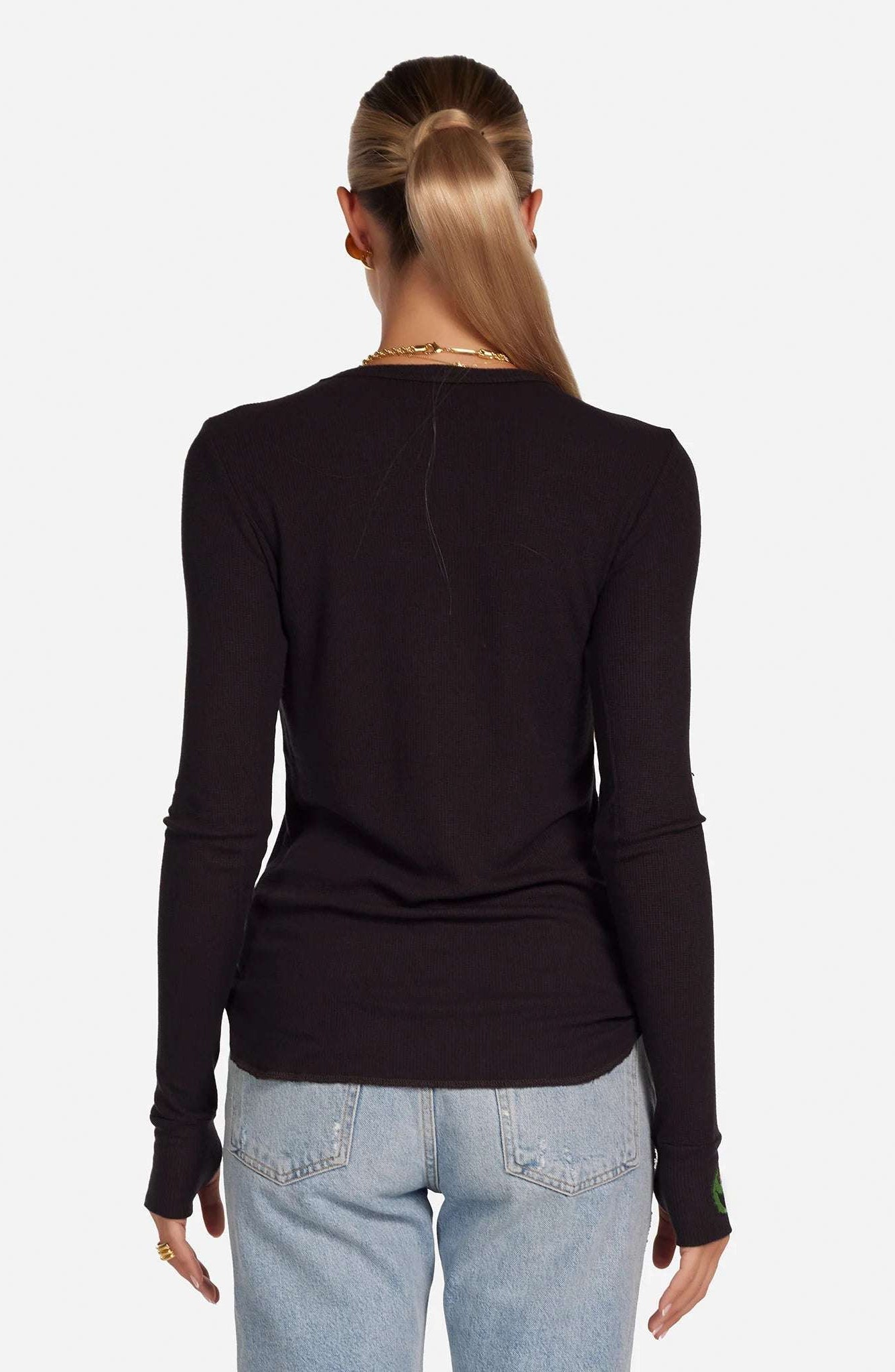 Lauren Moshi McKinley Oscar The Grouch Racing Long Sleeved Tee Long Sleeved Top by Lauren Moshi as seen on celebrities