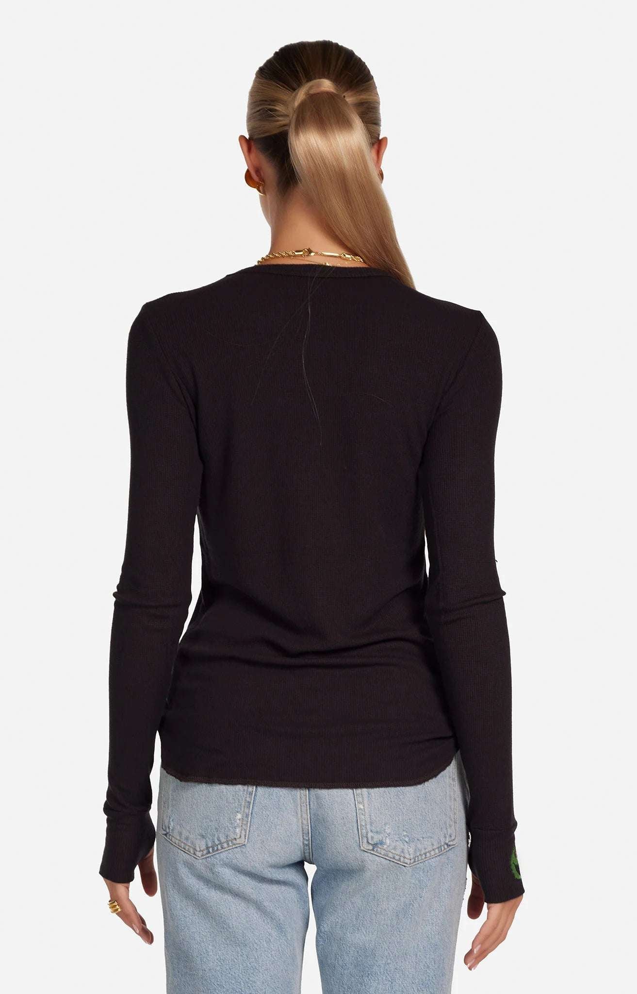 Lauren Moshi McKinley Oscar The Grouch Racing Long Sleeved Tee Long Sleeved Top by Lauren Moshi as seen on celebrities