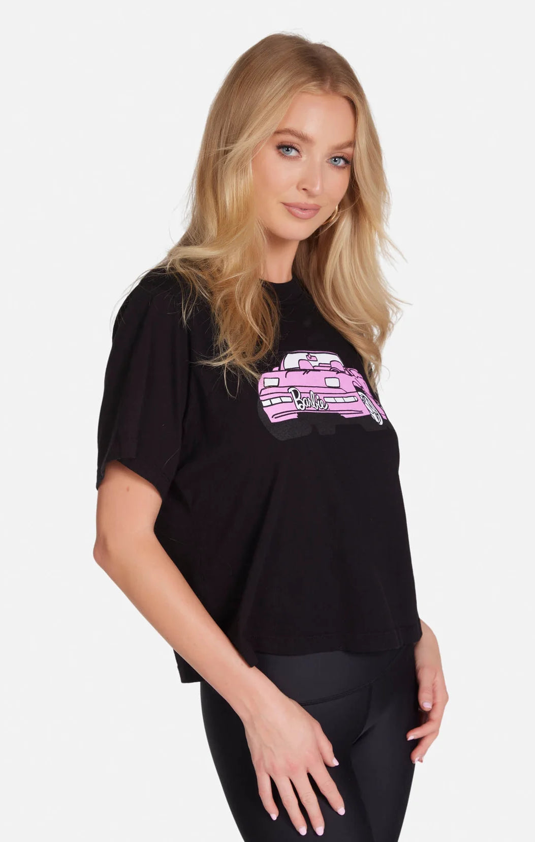 Lauren Moshi Rue Barbie Convertible Crop T-Shirt T-Shirt by Lauren Moshi as seen on celebrities