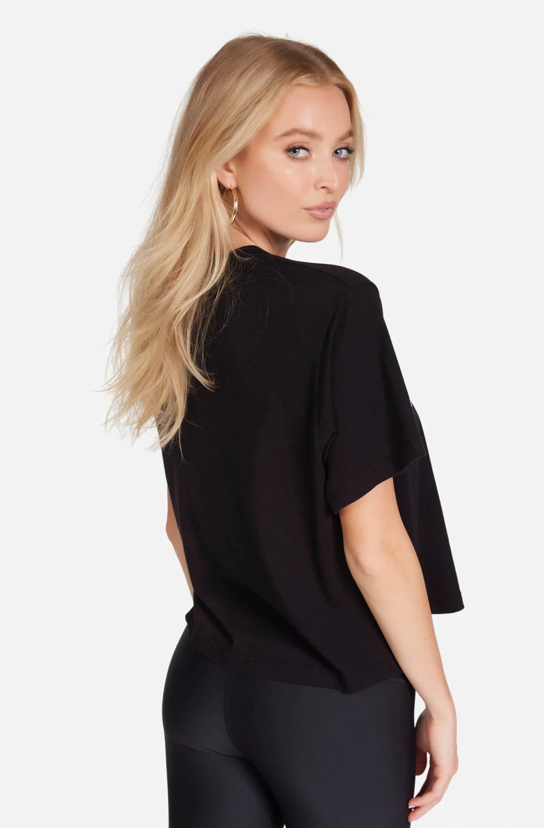 Lauren Moshi Rue Barbie Convertible Crop T-Shirt T-Shirt by Lauren Moshi as seen on celebrities