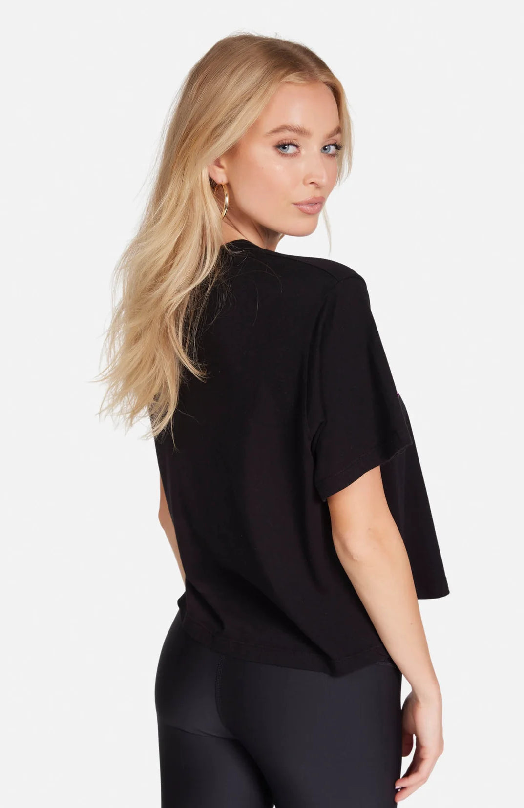 Lauren Moshi Rue Barbie Convertible Crop T-Shirt T-Shirt by Lauren Moshi as seen on celebrities