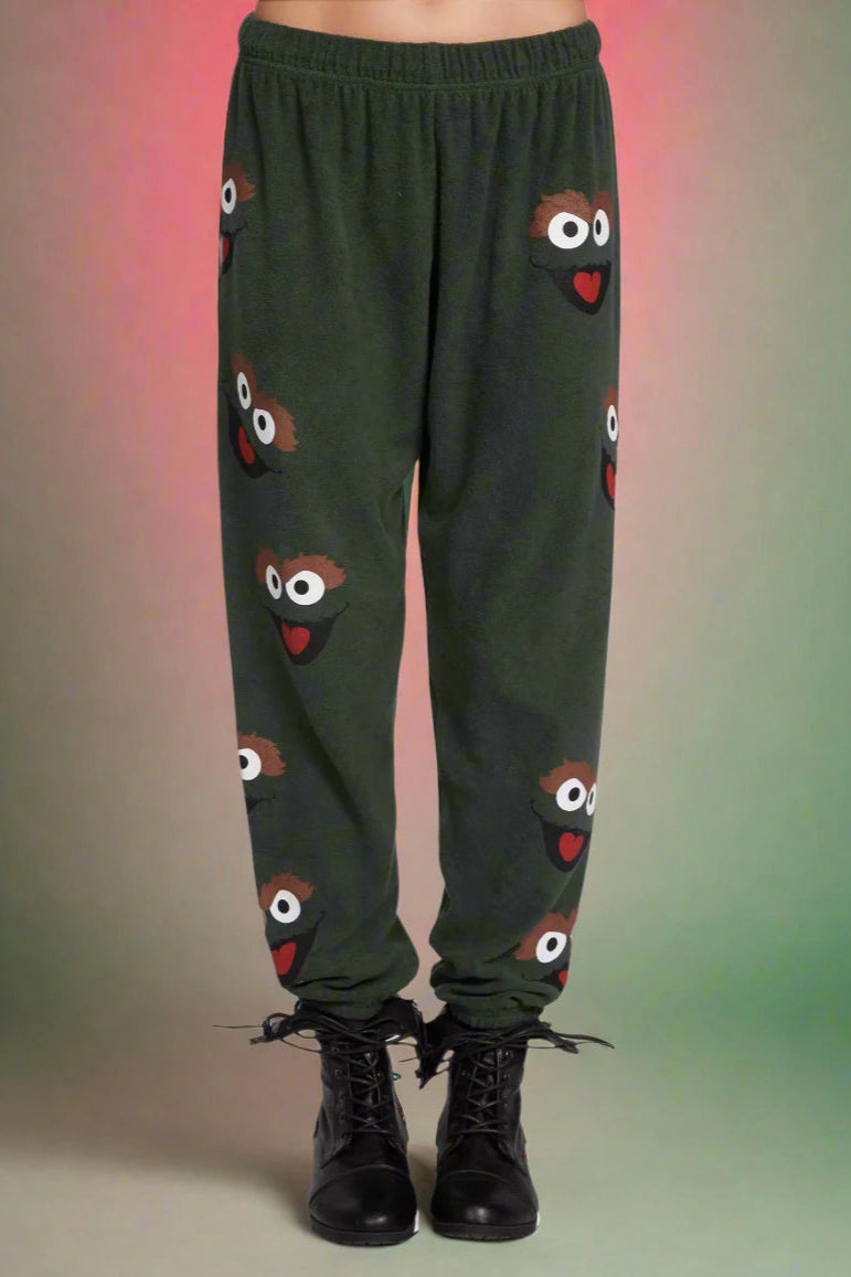 Lauren Moshi Tanzy Oscar The Grouch Joggers Jogging Pants by Lauren Moshi as seen on celebrities