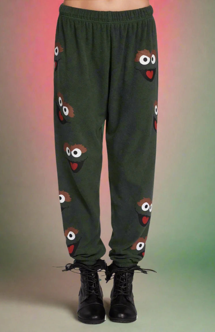 Lauren Moshi Tanzy Oscar The Grouch Joggers Jogging Pants by Lauren Moshi as seen on celebrities
