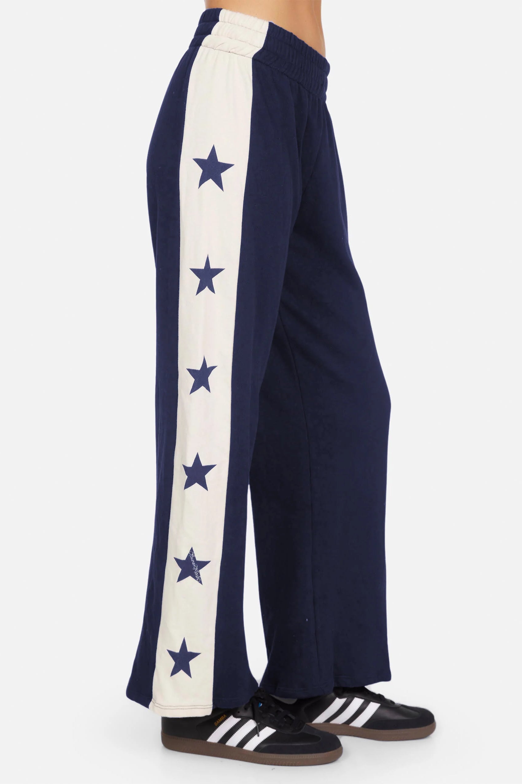 Lauren Moshi Tawny Stars Wide Leg Pants Sweatpants by Lauren Moshi as seen on celebrities