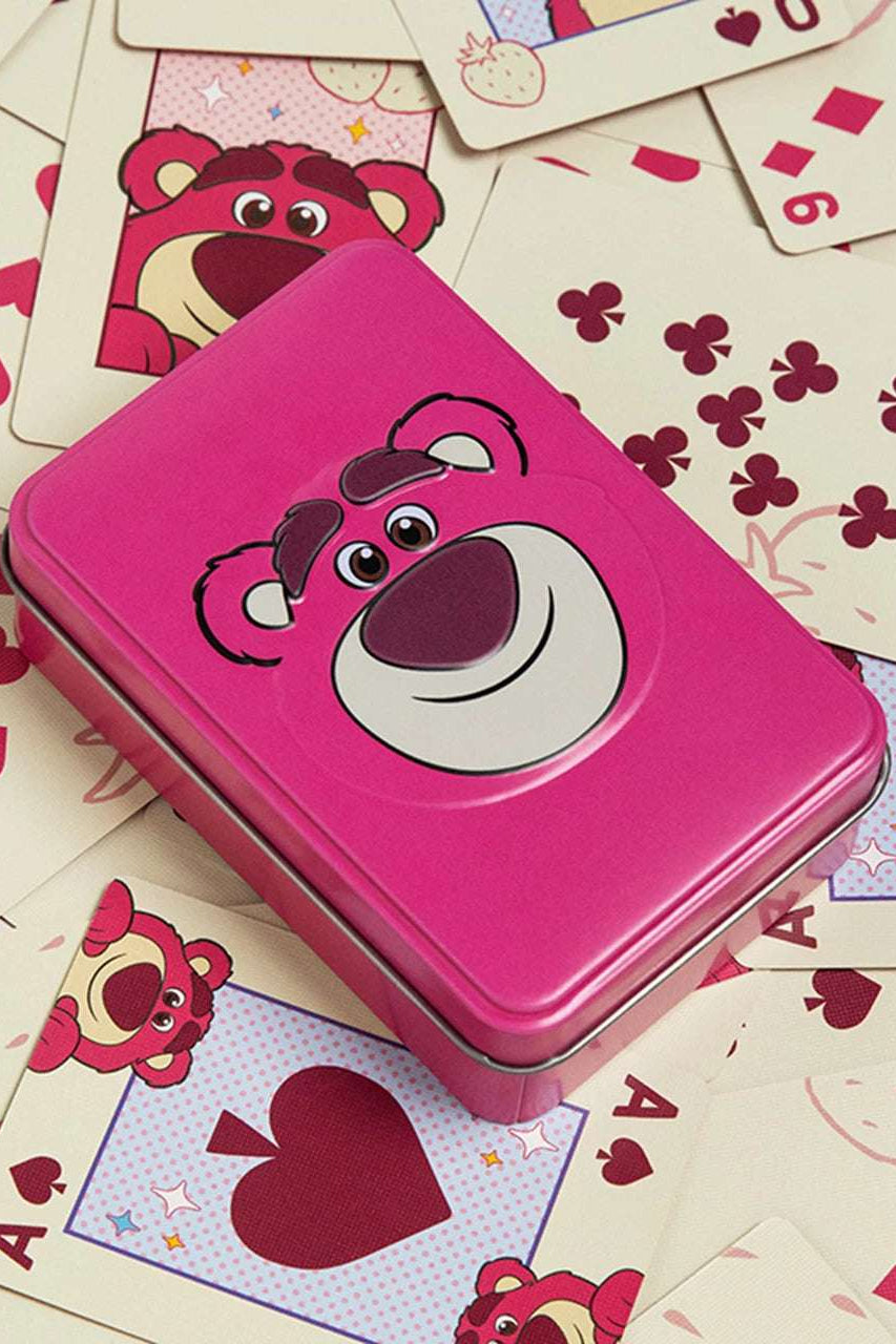 Disney Lotso Toy Story Playing Cards In A Tin Travel Accessories by Paladone as seen on celebrities
