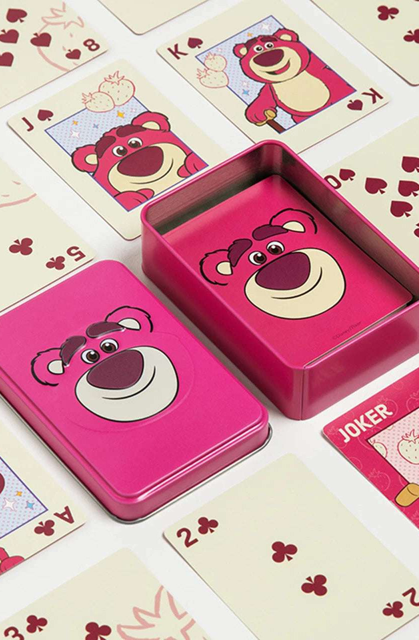 Disney Lotso Toy Story Playing Cards In A Tin Travel Accessories by Paladone as seen on celebrities