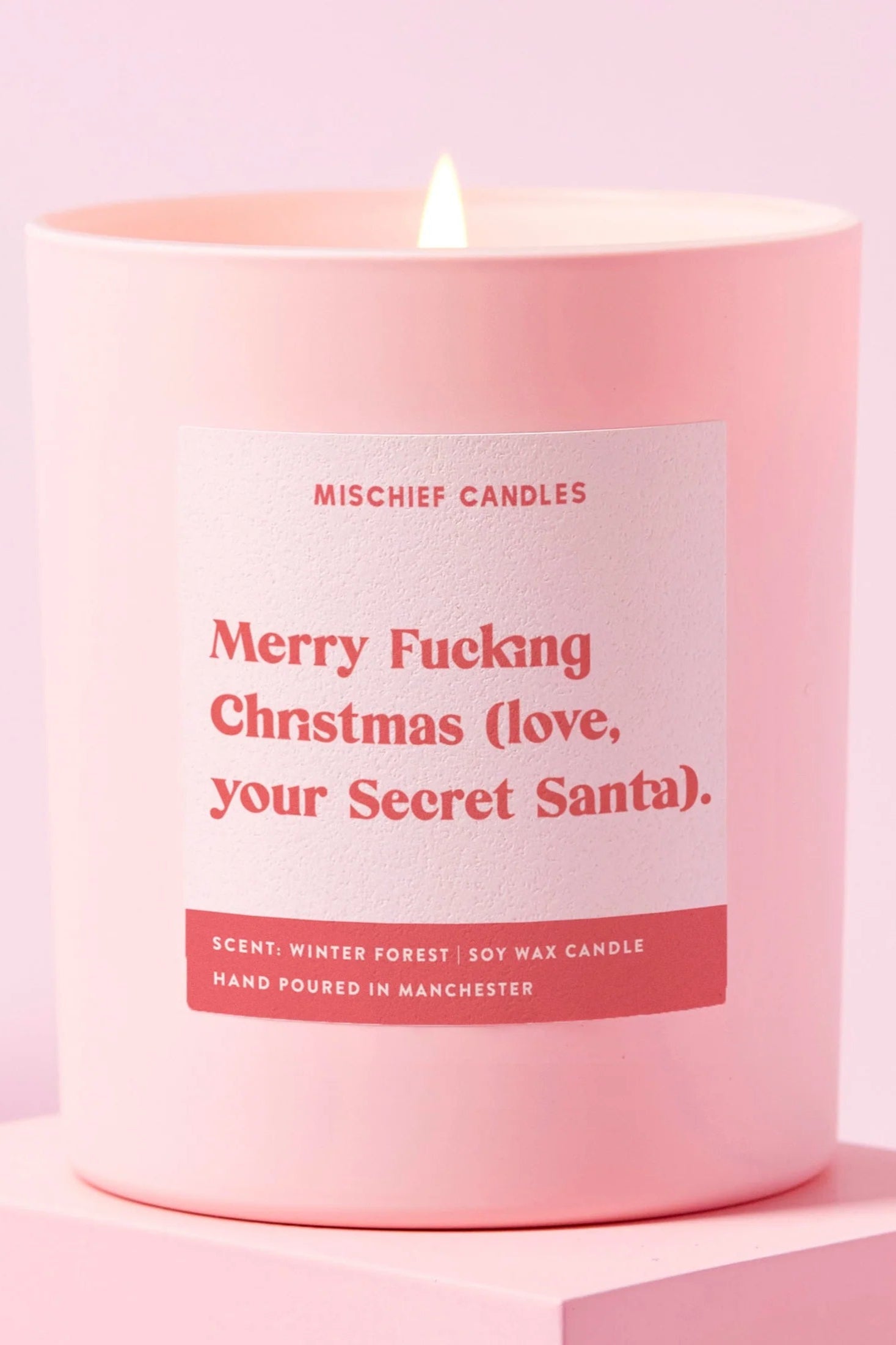 Love Your Secret Santa Scented Christmas Candle