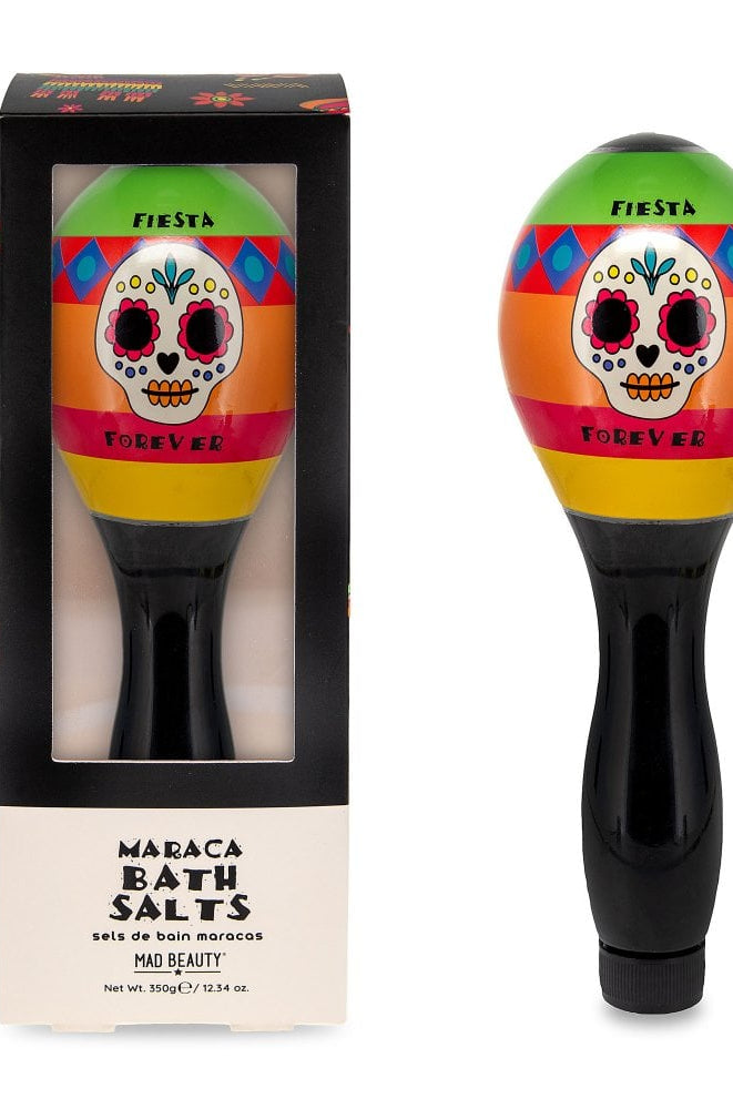 MAD Beauty Fiesta Forever Bath & Body Salts Maraca Bath Bombs by Mad Beauty as seen on celebrities