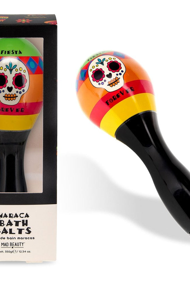 MAD Beauty Fiesta Forever Bath & Body Salts Maraca Bath Bombs by Mad Beauty as seen on celebrities