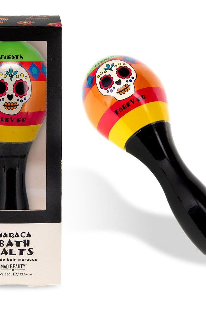 MAD Beauty Fiesta Forever Bath & Body Salts Maraca Bath Bombs by Mad Beauty as seen on celebrities