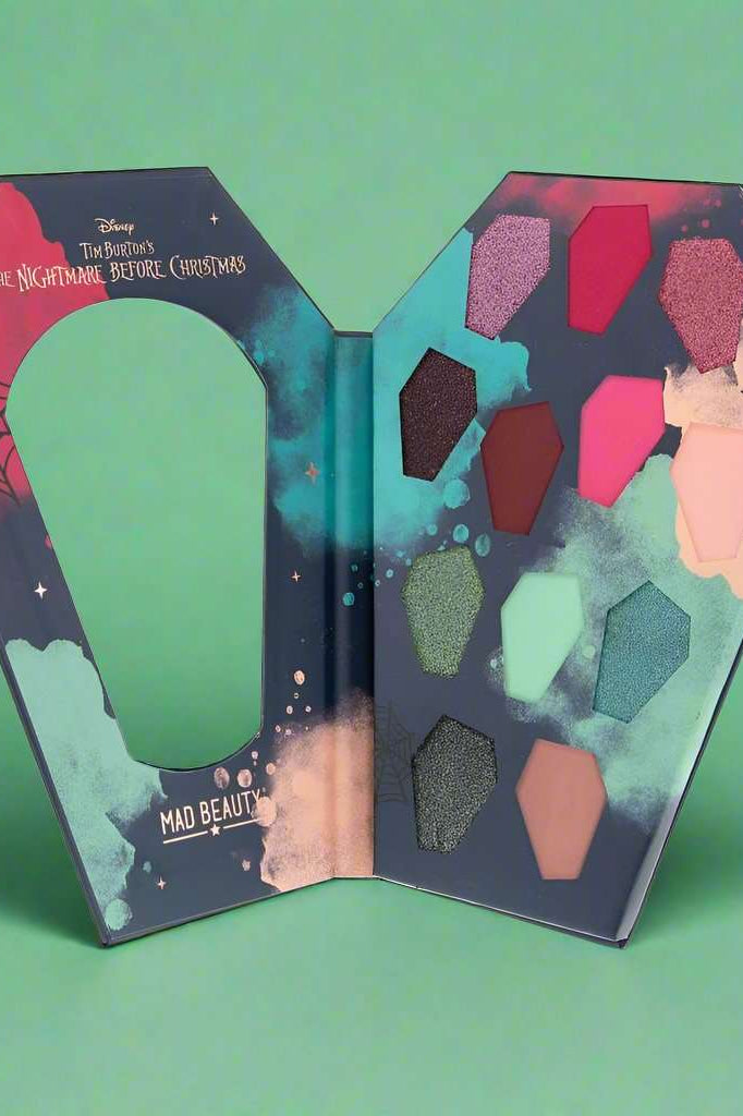 Mad Beauty Disney Nightmare Before Christmas Coffin Eyeshadow Pallet Eyeshadow by Mad Beauty as seen on celebrities