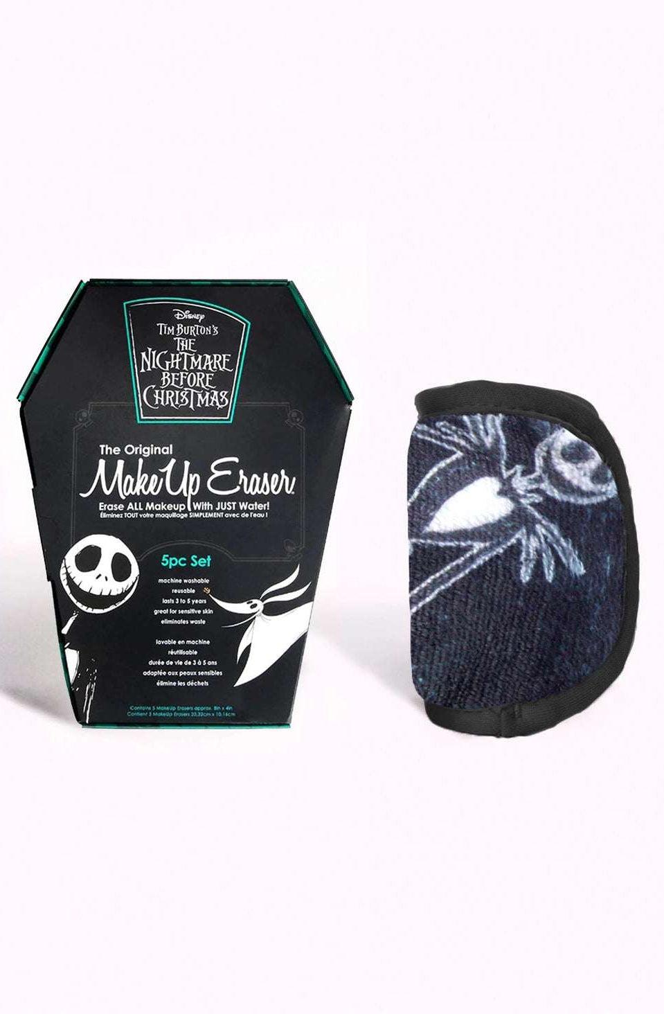 Makeup Eraser Disney Nightmare Before Christmas 5pc Mini Set Beauty Product by Makeup Eraser as seen on celebrities