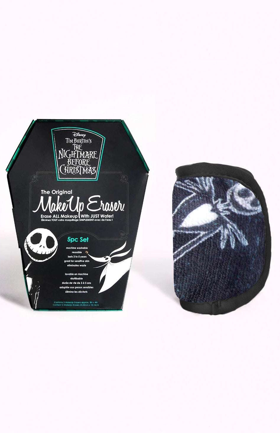 Makeup Eraser Disney Nightmare Before Christmas 5pc Mini Set Beauty Product by Makeup Eraser as seen on celebrities