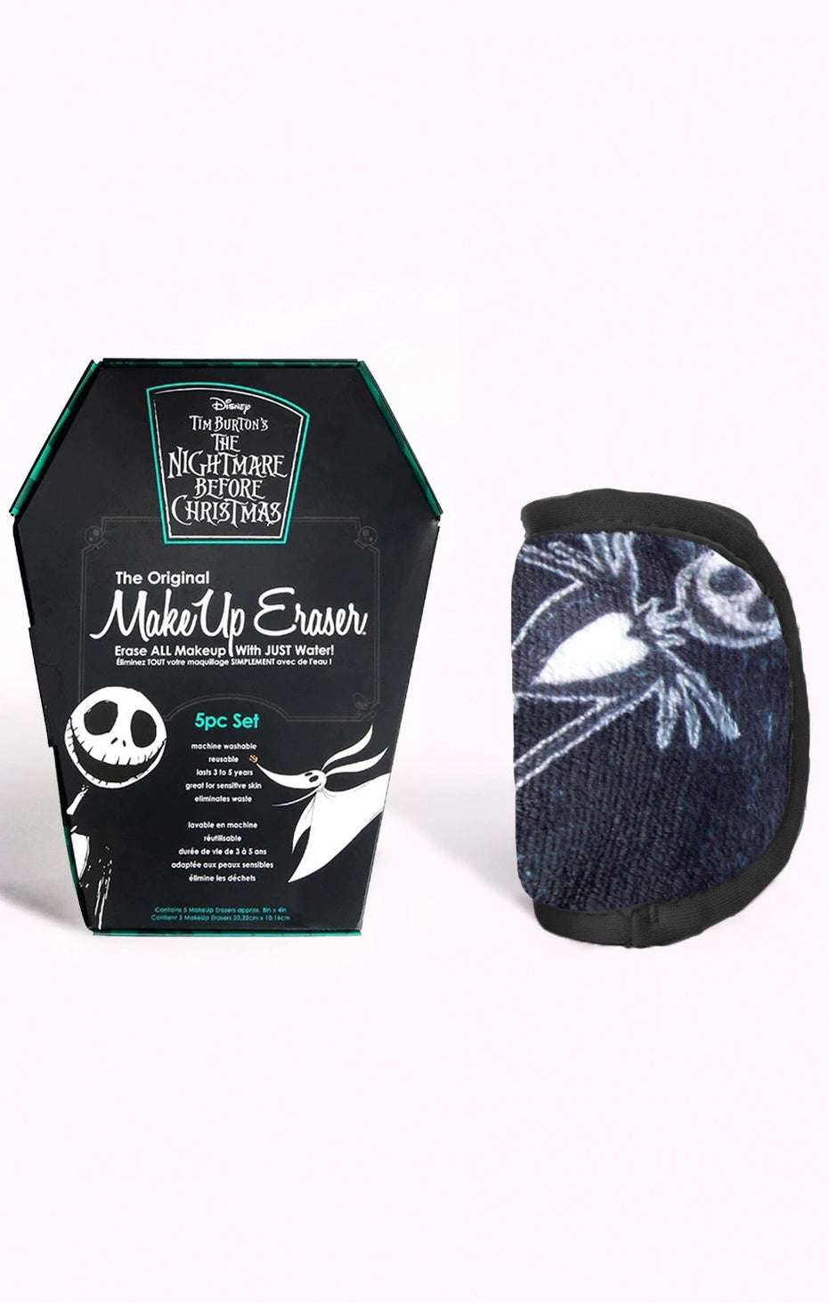 Makeup Eraser Disney Nightmare Before Christmas 5pc Mini Set Beauty Product by Makeup Eraser as seen on celebrities