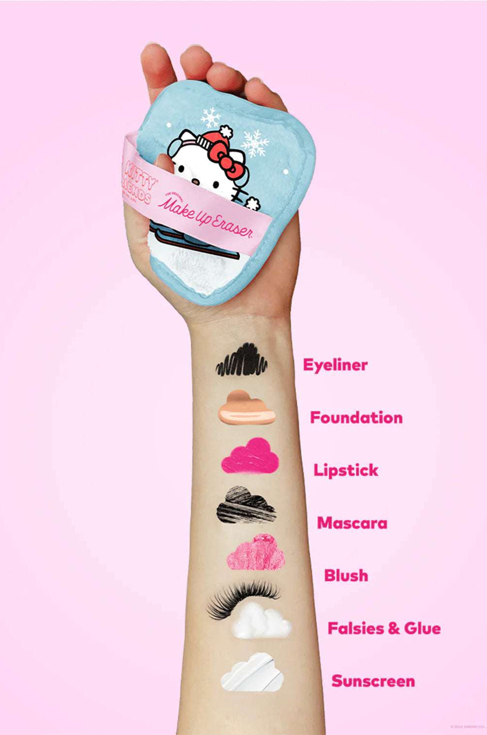 Makeup Eraser Hello Kitty & Friends Aspen Vacation 7-Day Set © Sanrio Beauty Product by Makeup Eraser as seen on celebrities