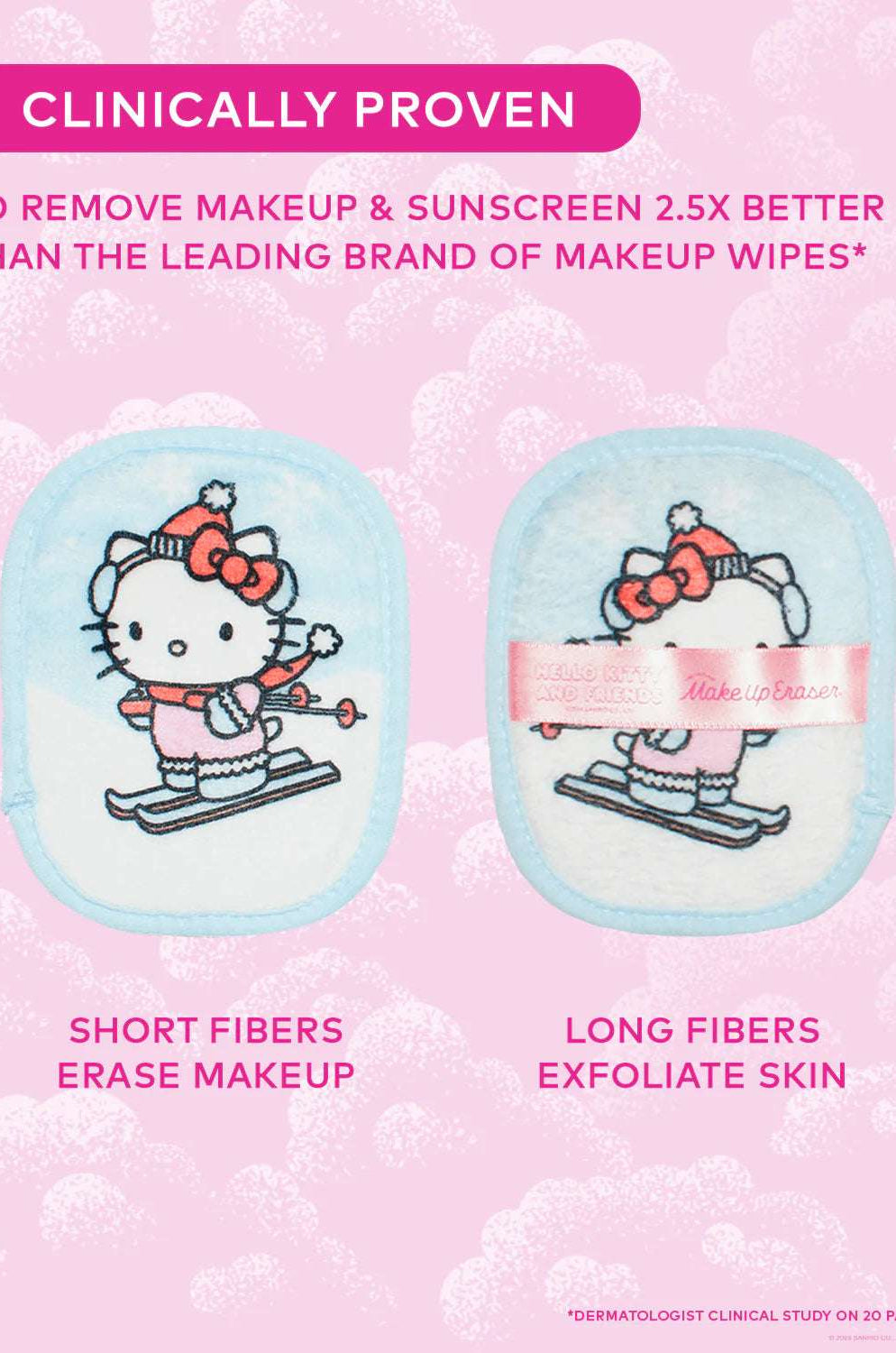 Makeup Eraser Hello Kitty & Friends Aspen Vacation 7-Day Set © Sanrio Beauty Product by Makeup Eraser as seen on celebrities