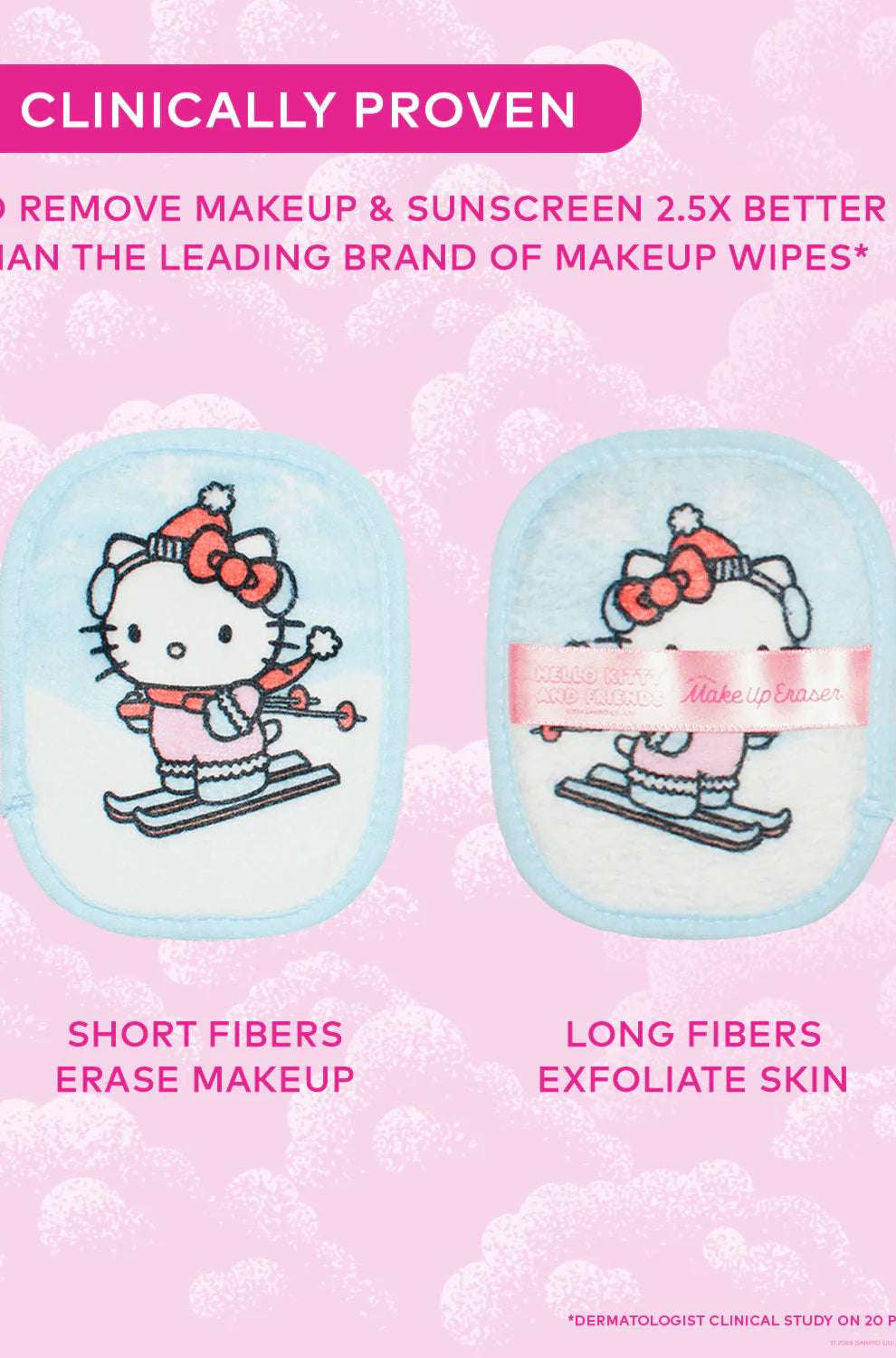 Makeup Eraser Hello Kitty & Friends Aspen Vacation 7-Day Set © Sanrio Beauty Product by Makeup Eraser as seen on celebrities