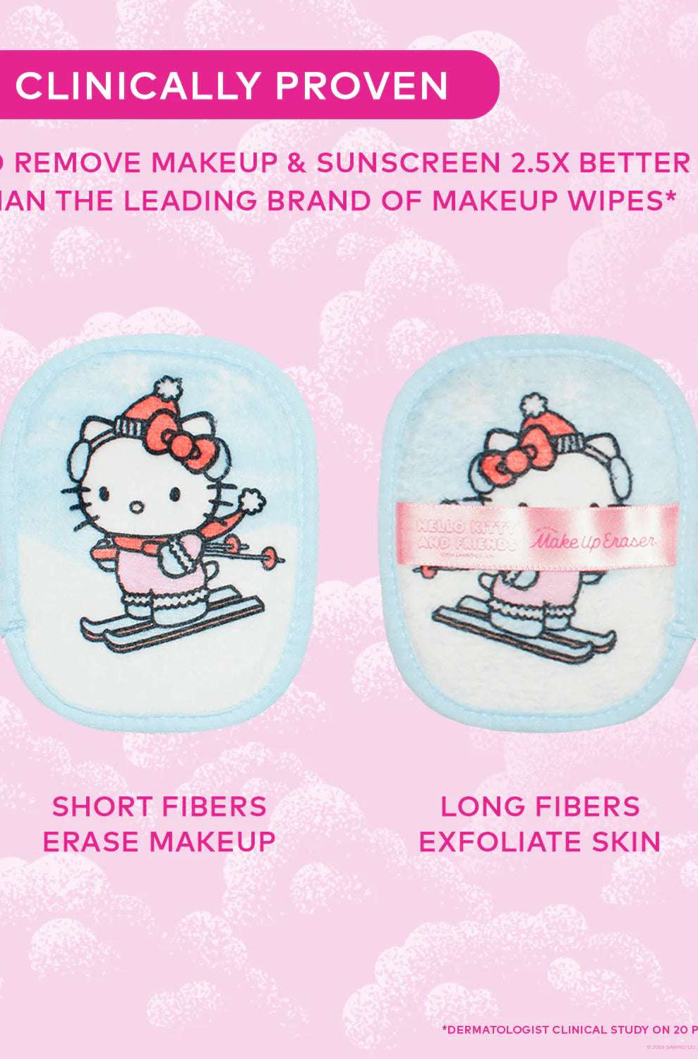 Makeup Eraser Hello Kitty & Friends Aspen Vacation 7-Day Set © Sanrio Beauty Product by Makeup Eraser as seen on celebrities