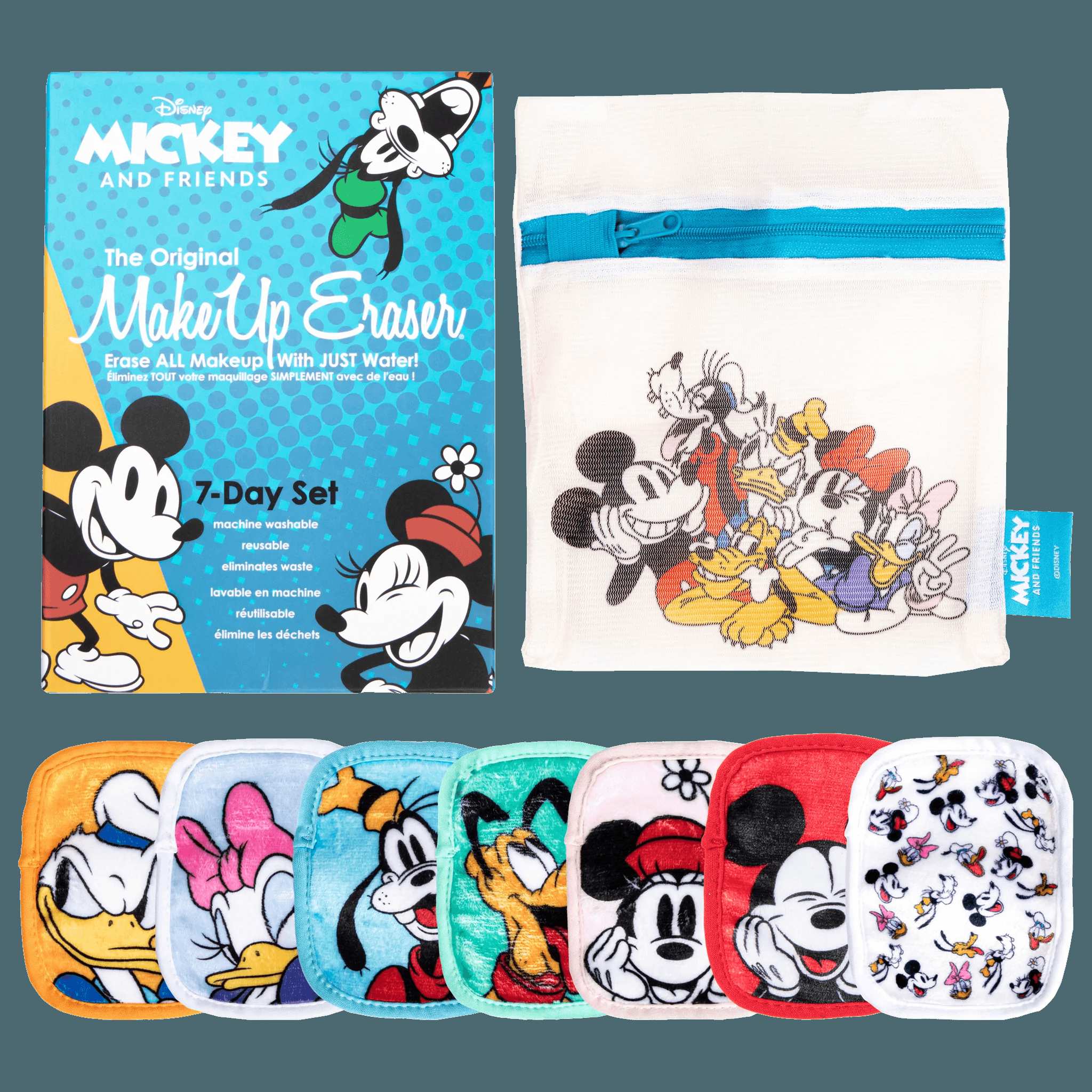 Makeup Eraser Mickey & Friends 7-Day Set Beauty Product by Makeup Eraser as seen on celebrities