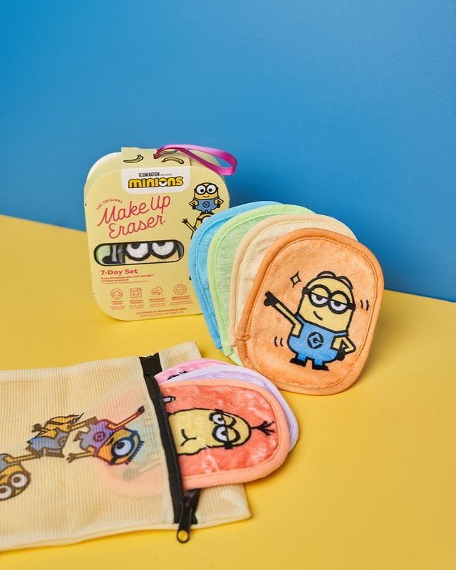 Makeup Eraser Minions 7-Day Set Beauty Product by Makeup Eraser as seen on celebrities