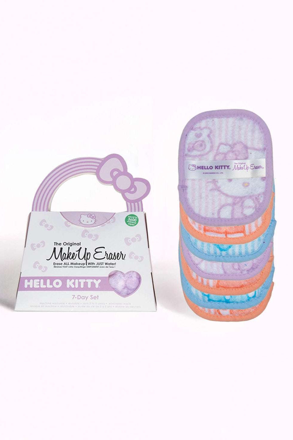 Makeup Eraser Pastel Hello Kitty 7-Day Set Beauty Product by Makeup Eraser as seen on celebrities