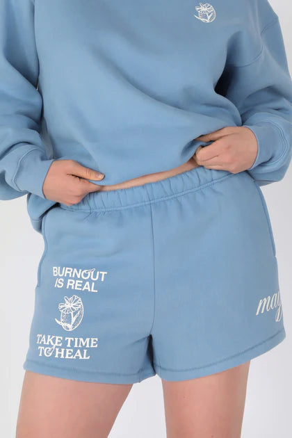 Mayfair Burnout Is Real Sweatshorts Shorts by The Mayfair Group as seen on celebrities