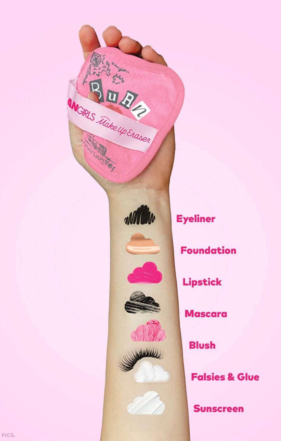 Makeup Eraser Mean Girls 7-Day Set Beauty Product by Makeup Eraser as seen on celebrities