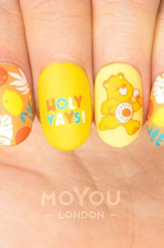 MoYou London Care Bears Classic 03 Nail Stamps Nail Art by MoYou London as seen on celebrities