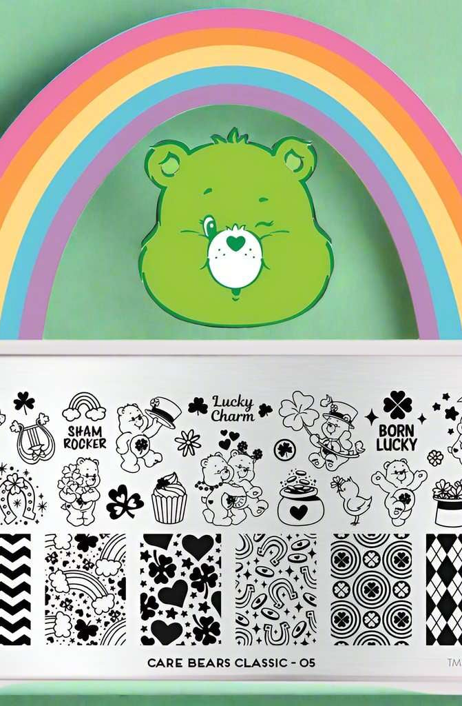 MoYou London Care Bears Classic 05 Nail Stamps Nail Art by MoYou London as seen on celebrities