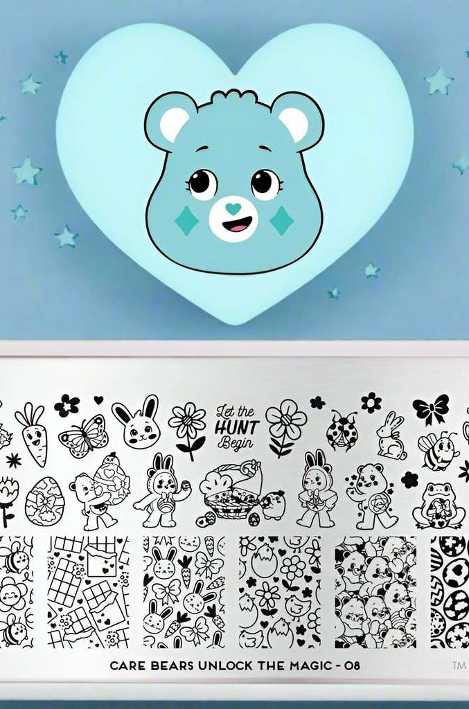 MoYou London Care Bears Classic 08 Nail Stamps Nail Art by MoYou London as seen on celebrities