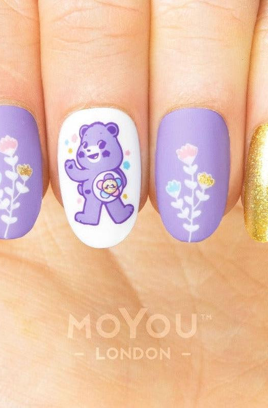 MoYou London Care Bears Classic 08 Nail Stamps Nail Art by MoYou London as seen on celebrities