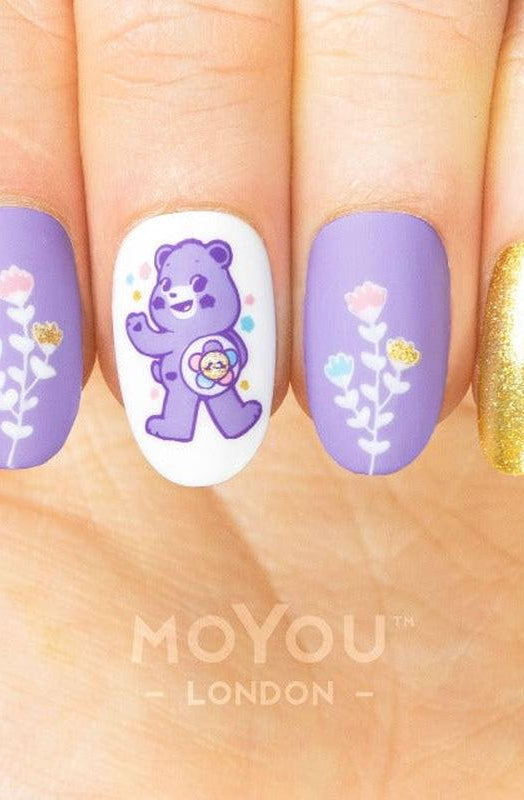 MoYou London Care Bears Classic 08 Nail Stamps Nail Art by MoYou London as seen on celebrities