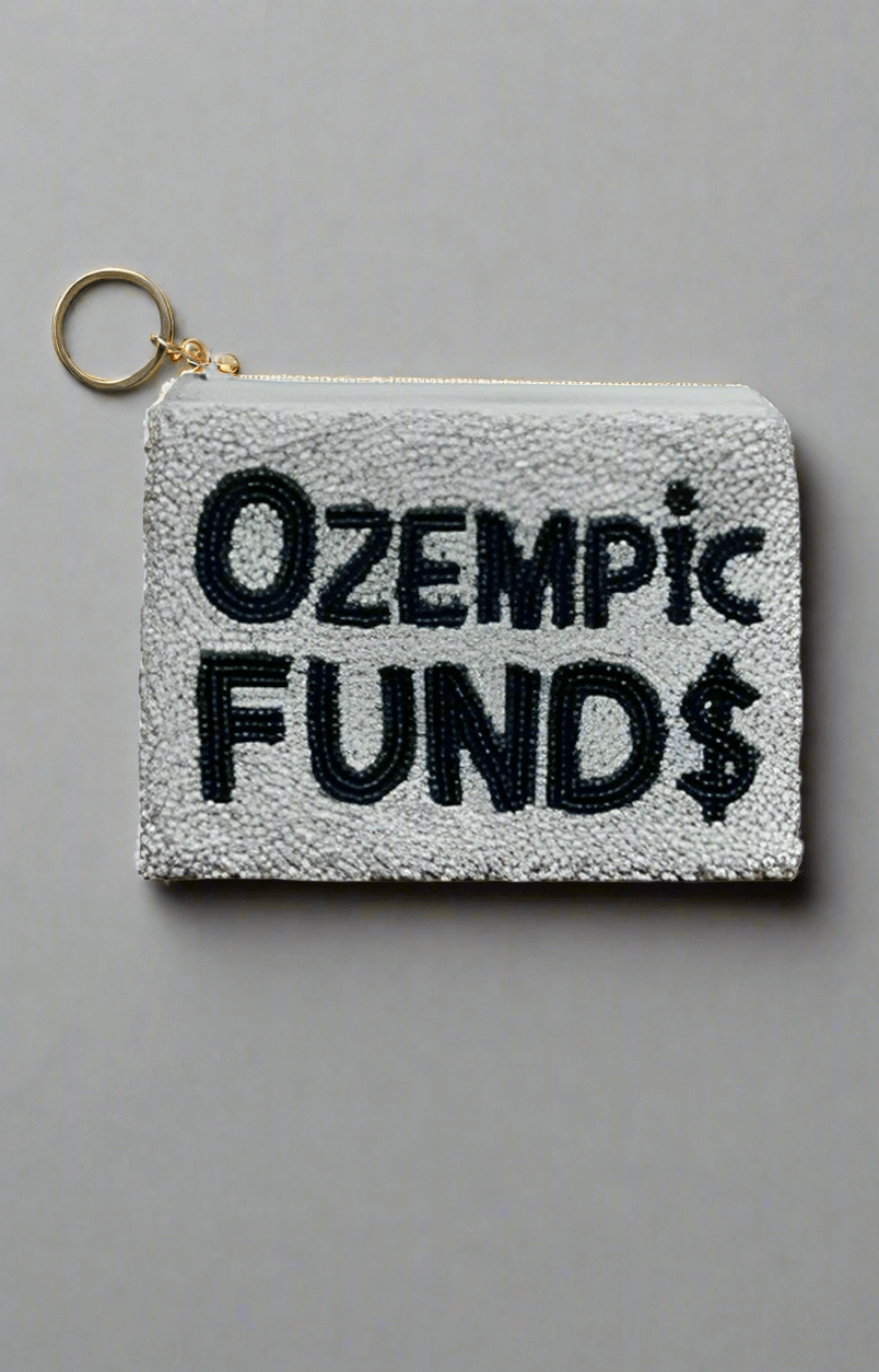 Tiana Designs Hand Beaded Ozempic Funds Coin Purse Purse by Tiana New York as seen on celebrities